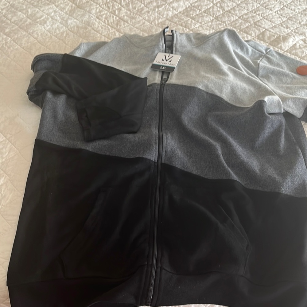 Brand new color block hoodie